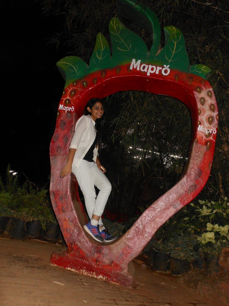 In the fruit frame